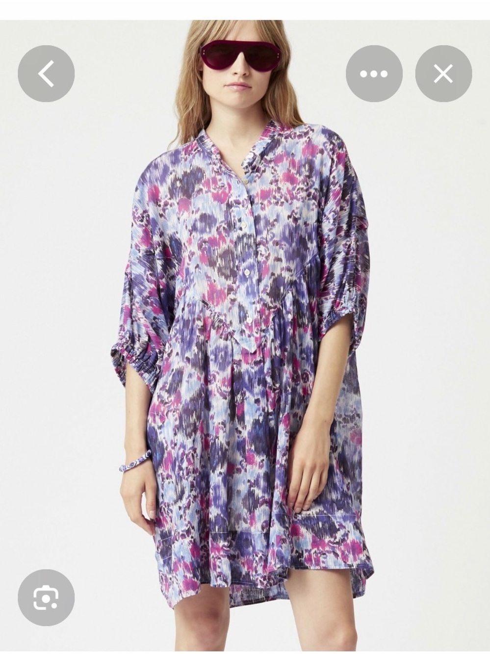 2 Isabel  Marant Purple Mazea Dresses